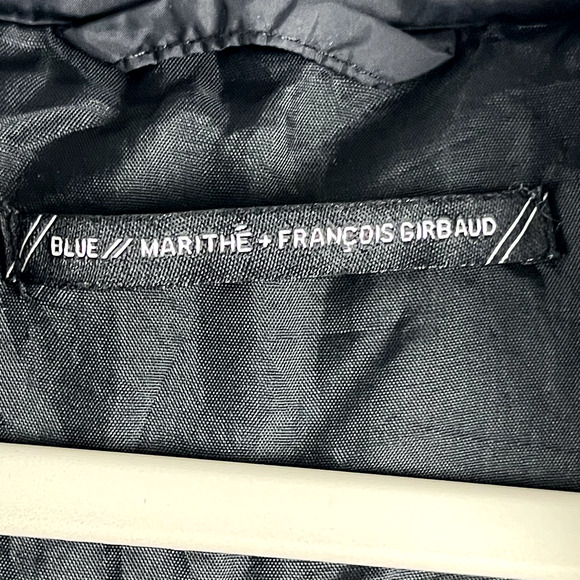 Marithe Francois Girbaud Vest Mens 3XL Black Full Zip Polyfill Urban Streetwear - Picture 5 of 16